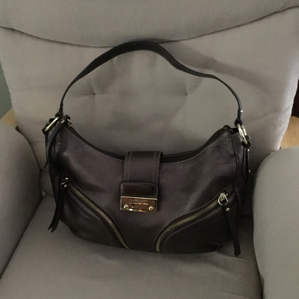 Franco Sarto Bronze Metallic Leather Purse